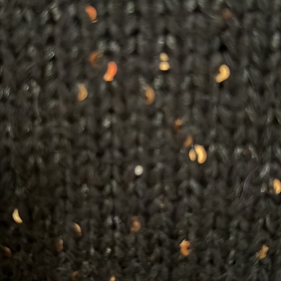 Rachel Roy black with gold sequin sweater - Picture 2 of 3